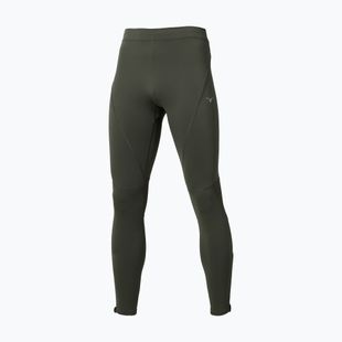 Pánské běžecké legíny Mizuno Active Warmalite Long Tight forest night