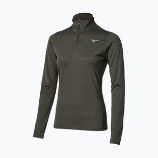 Dámská běžecká mikina Mizuno Core Impulse Half Zip Long Sleeve Tee forest night
