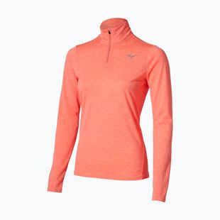 Dámská běžecká mikina Mizuno Core Impulse Half Zip Long Sleeve Tee desert flower