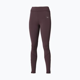 Dámské běžecké legíny Mizuno Active Warmalite Long Tight raisin