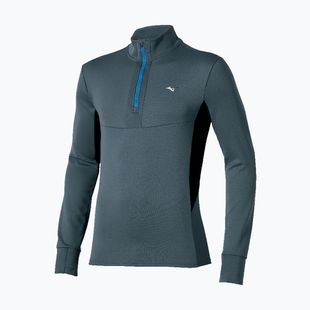 Pánská běžecká mikina Mizuno Active Warmalite Half Zip Long Sleeve Top dark slate