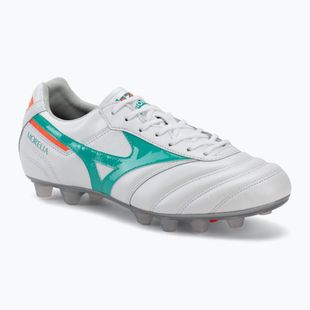 Kopačky Mizuno Morelia II Japan FG white/arcadia/lava orange