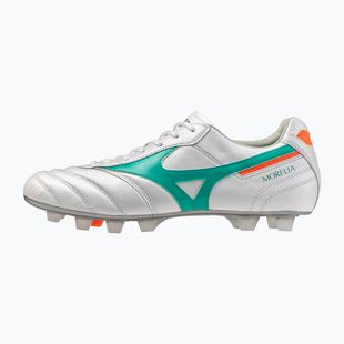 Kopačky Mizuno Morelia II Japan FG white/arcadia/lava orange