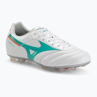 Kopačky Mizuno Morelia II Elite FG white/arcadia/lava orange