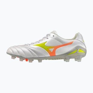 Kopačky Mizuno Monarcida Neo III Elite FG white/evening primrose/lava orange