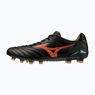 Kopačky Mizuno Monarcida Neo III Pro FG black/lava orange/arcadia