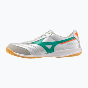 Kopačky Mizuno Morelia Sala Pro IN white/arcadia/lava orange