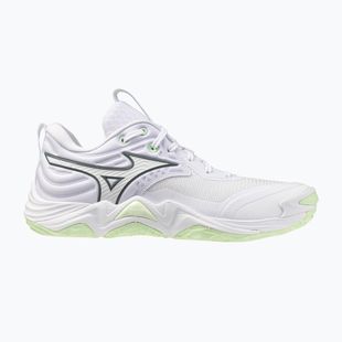Dámské volejbalové boty Mizuno Wave Momentum Elite white/balsam green/ambrosia