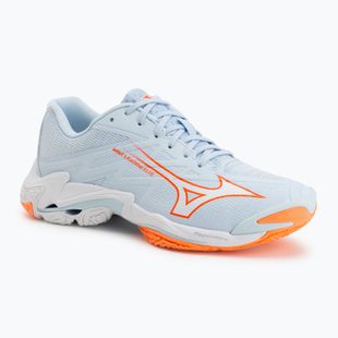Dámské volejbalové boty Mizuno Wave Lightning Elite blue finch/white/lava orange