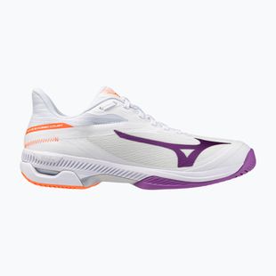 Dámské tenisové boty Mizuno Wave Exceed Court AC white/dahlia/lava orange