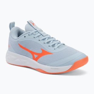 Dámské volejbalové boty Mizuno Wave Luminous Pro blue finch/lava orange/flamingo coral