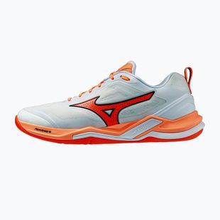 Házenkářské boty Mizuno Wave Stealth Elite white/lava orange