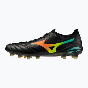 Kopačky Mizuno Morelia Neo V β Elite FG black/lava orange/arcadia
