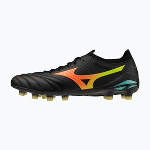 Kopačky Mizuno Morelia Neo V β Pro FG black/lava orange/arcadia