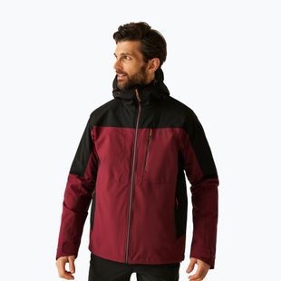 Pánská bunda 3v1 REGATTA Wentwood dark maroon/black