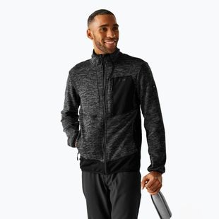 Pánská mikina REGATTA Baslinn ash marl/black