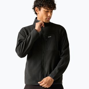 Pánská fleecová mikina REGATTA  Frankie Full Zip Fleece black/black
