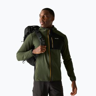 Pánská fleecová mikina REGATTA Alven dark khaki/black