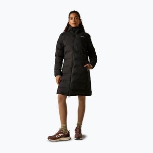Dámský zateplený kabát REGATTA Altoro Thermal Long black/mocha