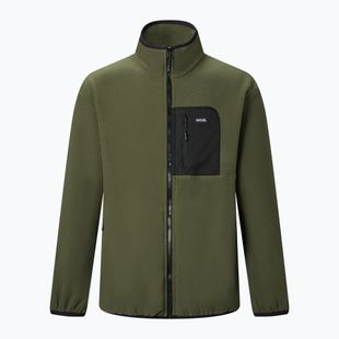 Pánská fleecová mikina REGATTA  Frankie Full Zip Fleece dark khaki/black