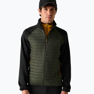Pánská hybridní bunda REGATTA Clumber Hybrid dark khaki/black/sunset