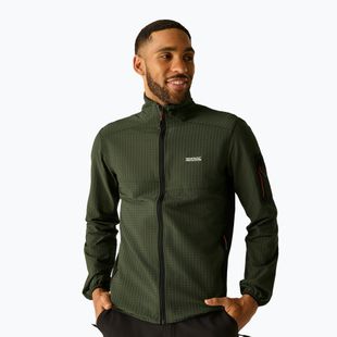 Pánská mikina REGATTA Baslinn dark khaki/black