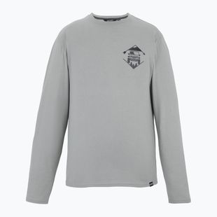 Pánské tričko Longsleeve REGATTA Maylow misty grey mountain road