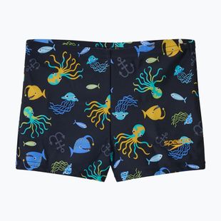 Pánské plavecké boxerky Speedo Print Aquashort anthracite
