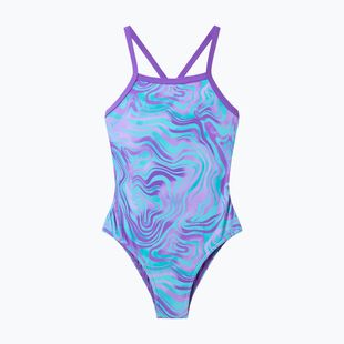 Dětské jednodílné plavky Speedo Print Thinstrap pace purple