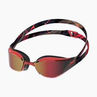 Plavecké brýle Speedo Fastskin Hyper Elite Mirror autumn red/smoke/crimson royal