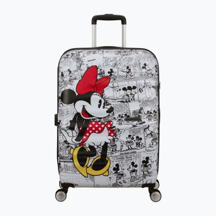 Cestovní kufr American Tourister Disney Wavebreaker 64 l minnie comics white