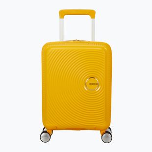 Cestovní kufr American Tourister Soundbox Mini 47 22 l golden yellow