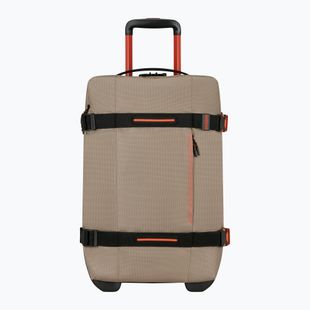 Cestovní kufr American Tourister Urban Track Duffle s kolečky 55 l With Wheels beige/orange