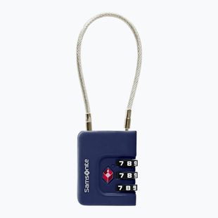 Visací zámek Samsonite Cablelock 3 Dial TSA midnight blue