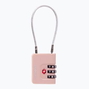 Visací zámek Samsonite Cablelock 3 Dial TSA rose