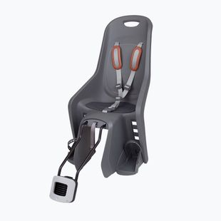 Dětská sedačka na kolo Polisport Bubbly Maxi Plus 29 charcoal grey/brown