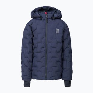 LEGO Lwjipe 706 šedá dětská péřová bunda 22879