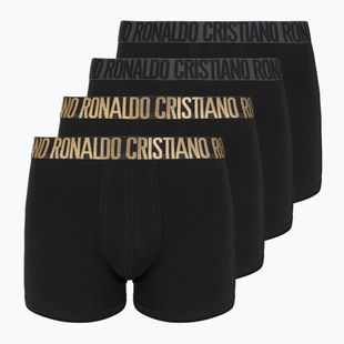 Pánské boxerky CR7 Basic Trunk 4 páry 2492 black