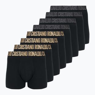 Pánské boxerky CR7 Basic Trunk 8 párů black