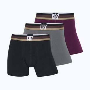 Pánské boxerky CR7 Basic Trunk 3 multicolour pairs