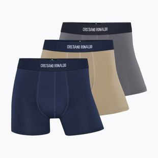 Pánské boxerky CR7 Basic Trunk 3 pairs 208 multicolour