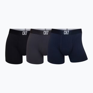 Pánské boxerky CR7 Trunk Airmesh 3 pack multicolour