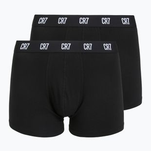 Pánské boxerky CR7 Fashion Trunk 2 pack black