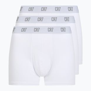 Pánské boxerky CR7 Basic Trunk 3 páry white