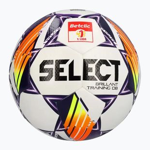 Fotbalový míč SELECT Brillant Training DB Betclic 1 Liga v24 white/purple