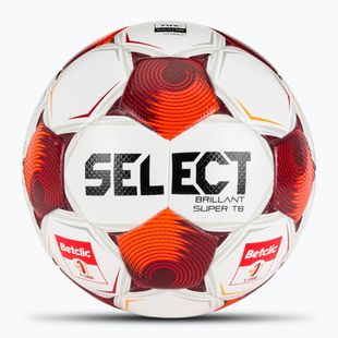 Fotbalový míč SELECT Brillant Super FIFA Betclic 1 v25 white/red velikost 5