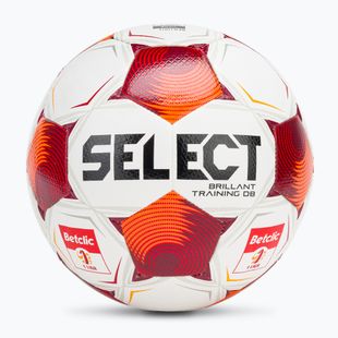 Fotbalový míč SELECT Brillant Training Betclic v25 white/red velikost 5