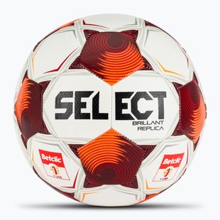 Fotbalový míč SELECT Brillant Replica Betclic v25 white/red velikost 4