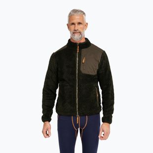 Pánská fleecová mikina Dovre Teddy Fleece green