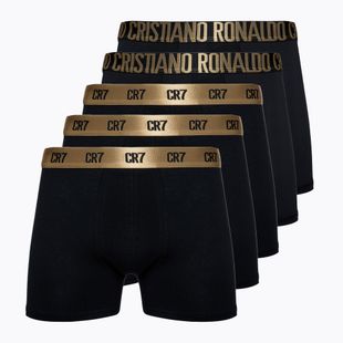 Pánské boxerky CR7 Basic Trunk 5 párů gold